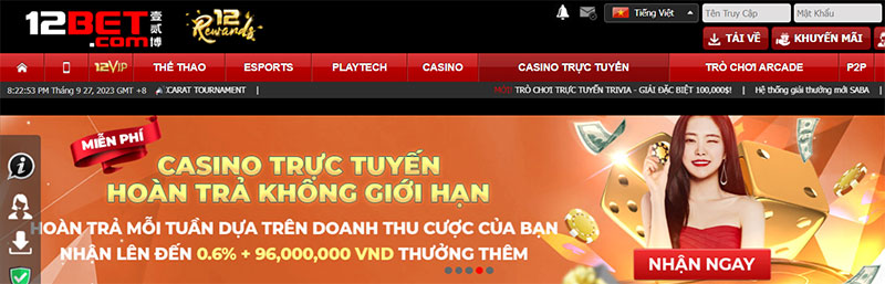Casino trực tuyến 12bet Casino trực tuyến 12bet