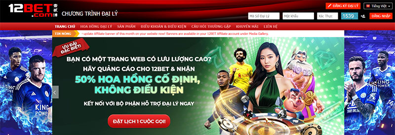 Đại lý 12bet Đại lý 12bet