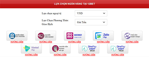 Nạp tiền 12bet Nạp tiền 12bet